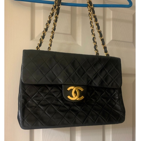 Rare find Chanel Quilted Double Flap Black 18k - Picture 6 of 15